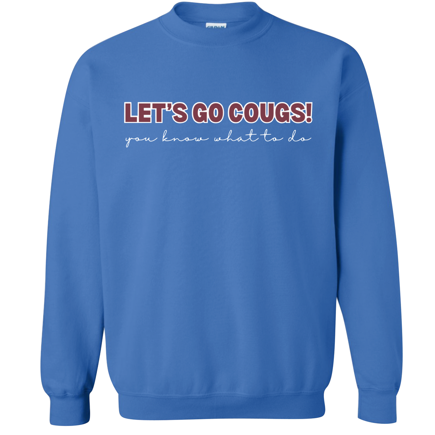 "LET'S GO COUGS"