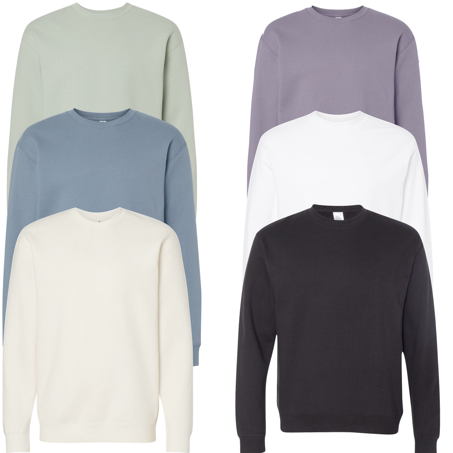 CENTER CHEST CIRCLE LOGO CREWNECK SWEATSHIRT
