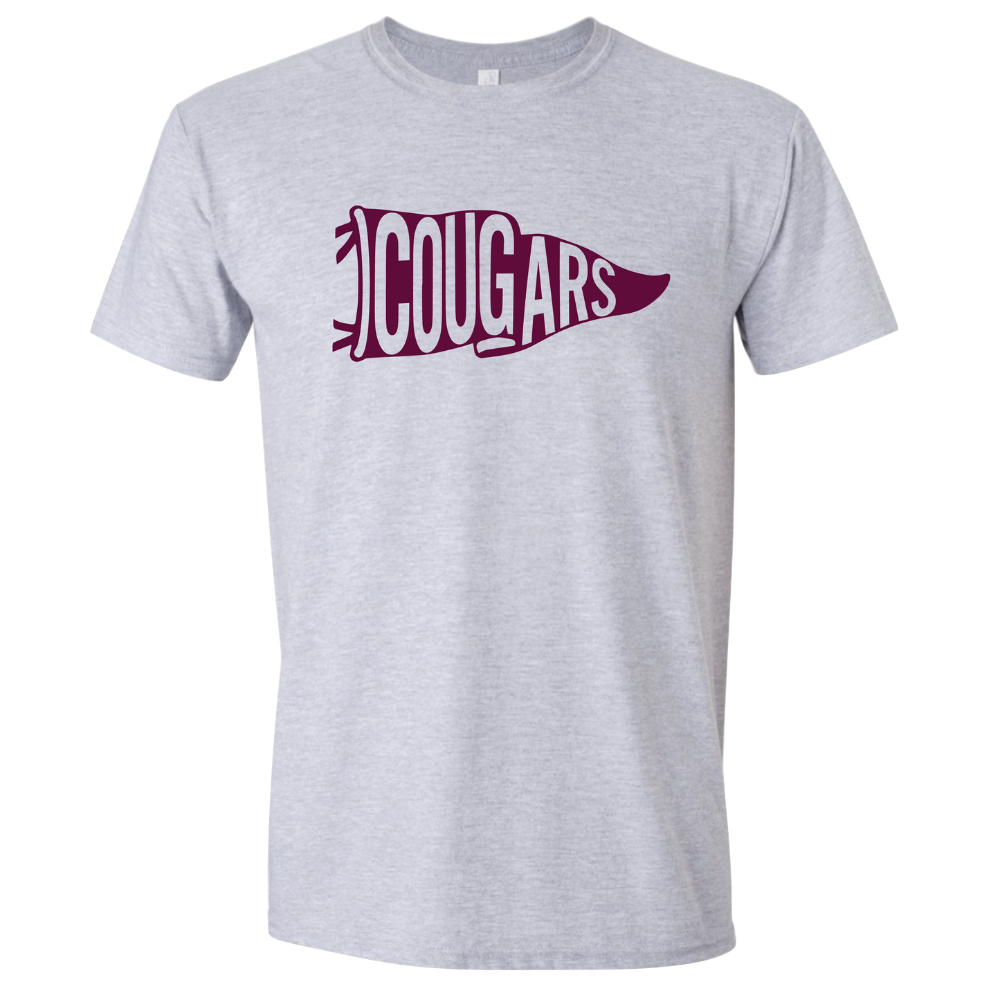 COUGAR PENNANT FLAG TEE