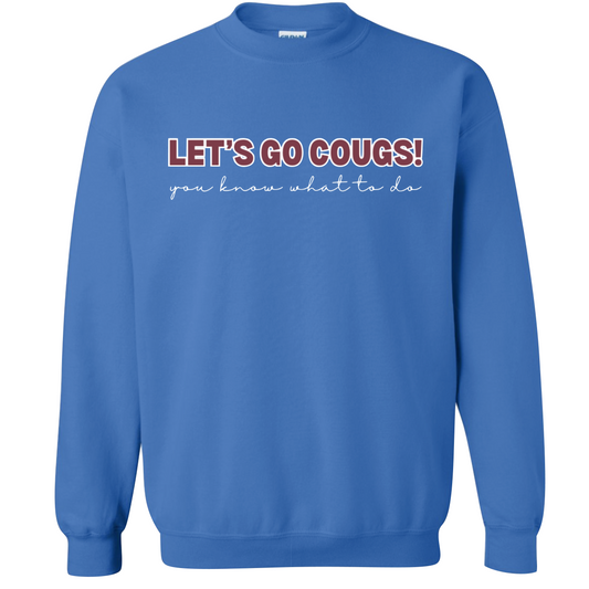 "LET'S GO COUGS"