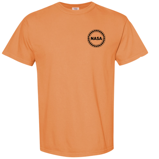 ORANGE NASA LEFT POCKET LOGO/ FULL BACK LOGO